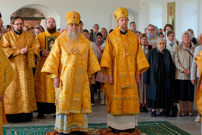 Литургия совершена в годовщину блаженной кончины старицы Ксении Красавиной